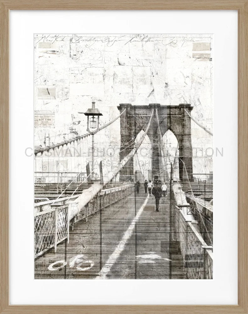 Poster Brooklyn Bridge GM02B - Wandbilder