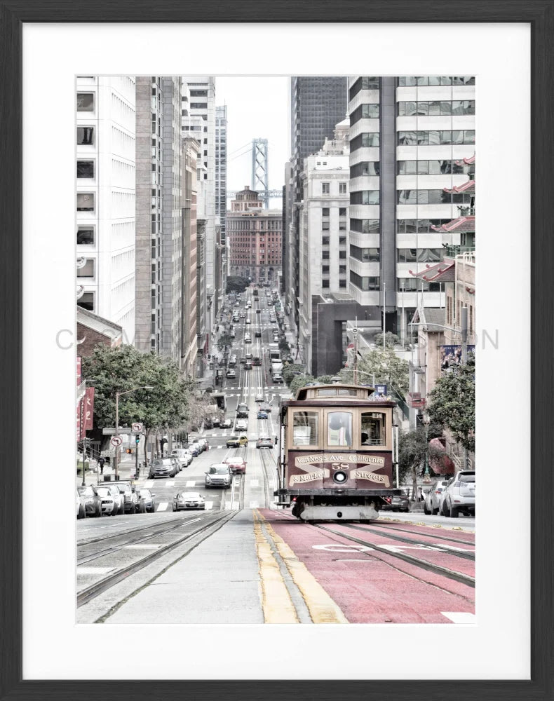 Poster ’Cable Cars’ San Francisco SF30 - Wandbilder