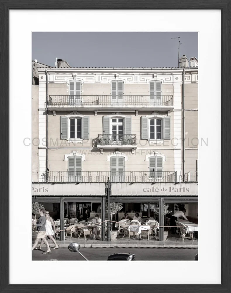 Poster ’Cafe de Paris’ Saint Tropez ST13 - Wandbilder