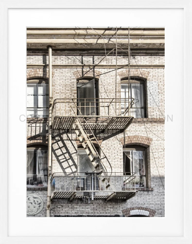 Poster ’Feuertreppen’ San Francisco SF38 - Wandbilder