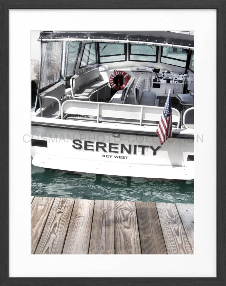 Poster Florida Key West ’Boat’ FL25 - Wandbilder