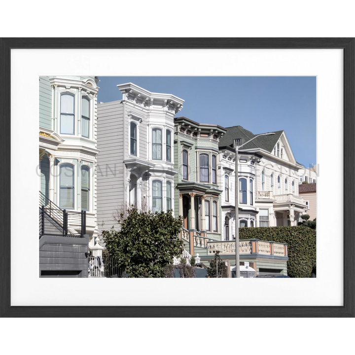 Poster San Francisco SF26 - Schwarz matt 1.5cm / Motiv: