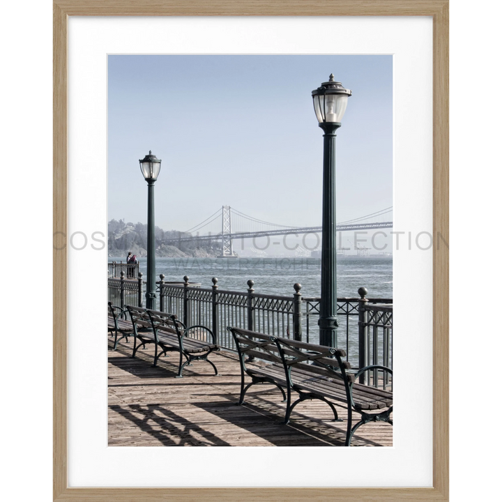 Poster San Francisco SF31 - Eiche Furnier 1.5cm / Motiv: