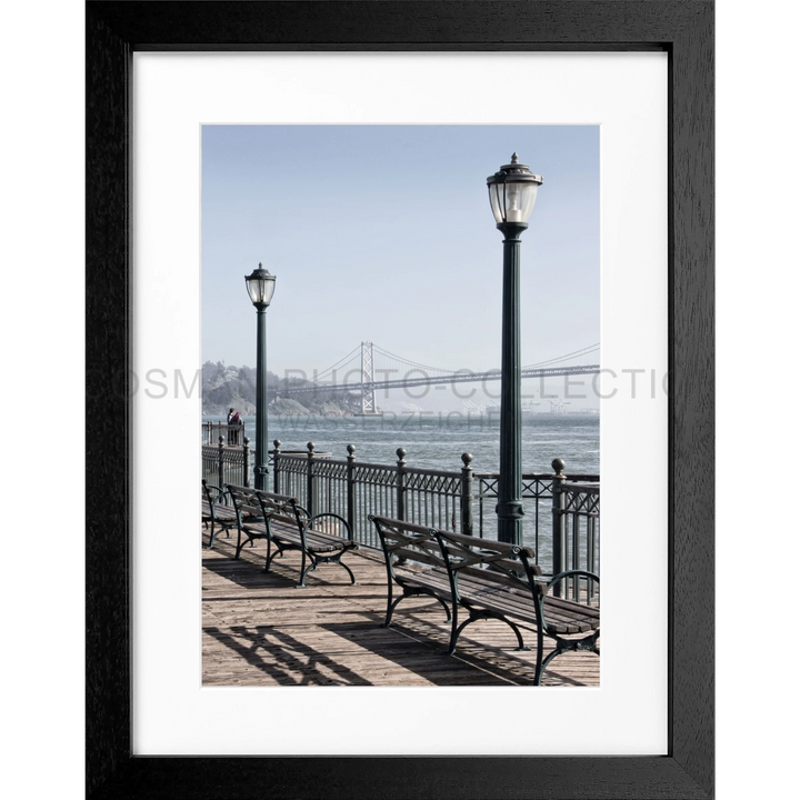 Poster San Francisco SF31 - Schwarz 3cm / Motiv: farbe / S