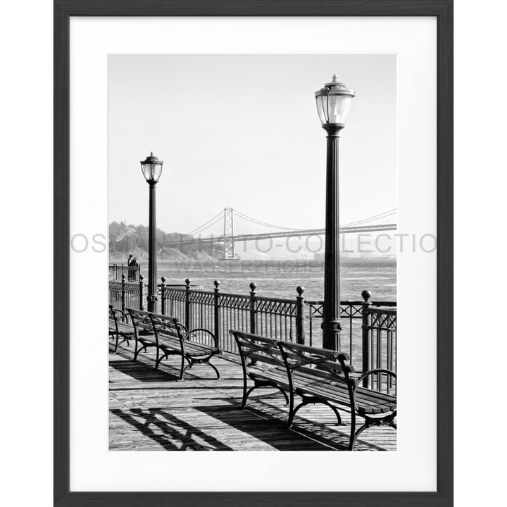 Poster San Francisco SF31 - Schwarz matt 1.5cm / Motiv: