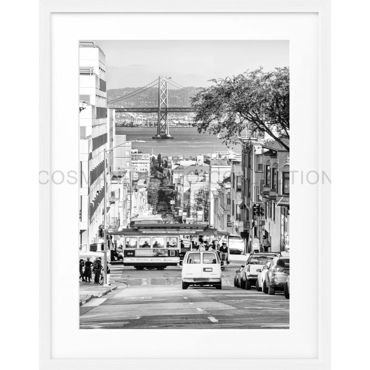 Poster ’Bay Bridge’ San Francisco SF46 - Weiss 1.5cm