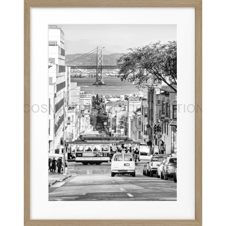 Poster ’Bay Bridge’ San Francisco SF46 - Eiche Furnier