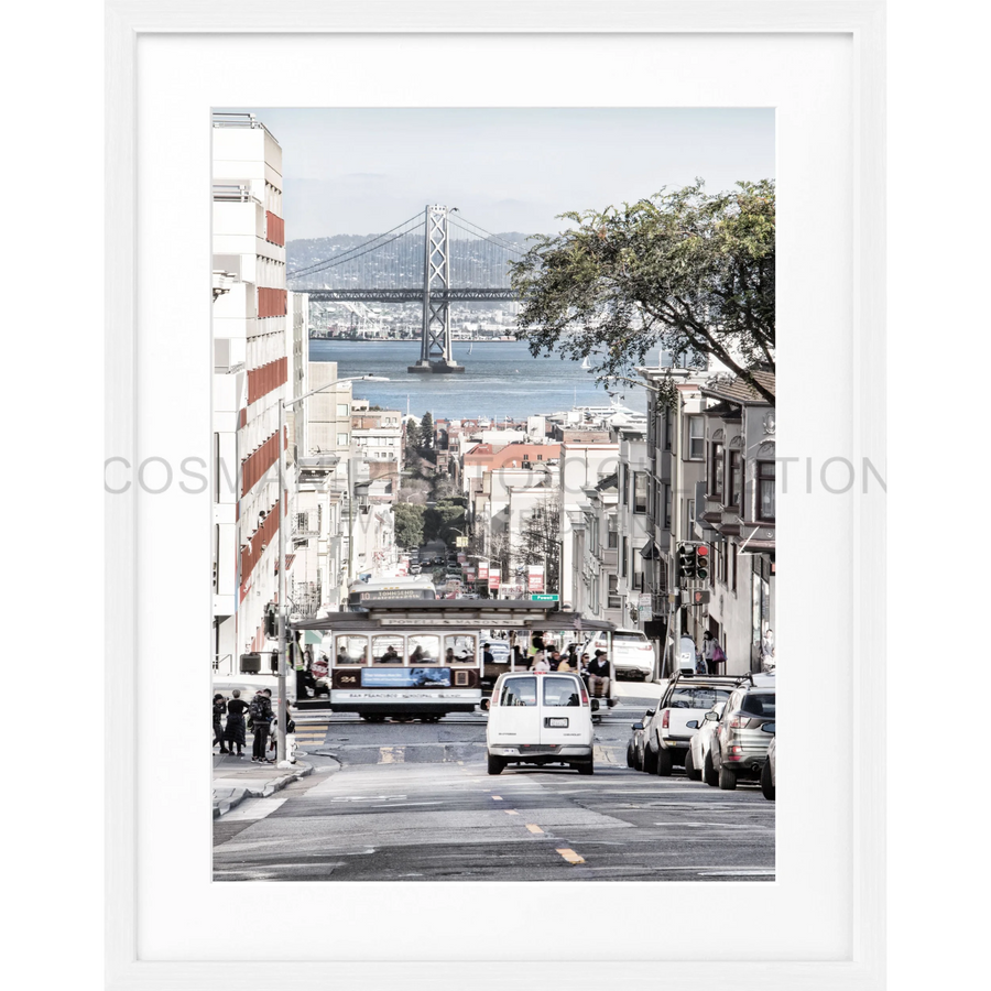 Poster ’Bay Bridge’ San Francisco SF46 - Weiss 1.5cm