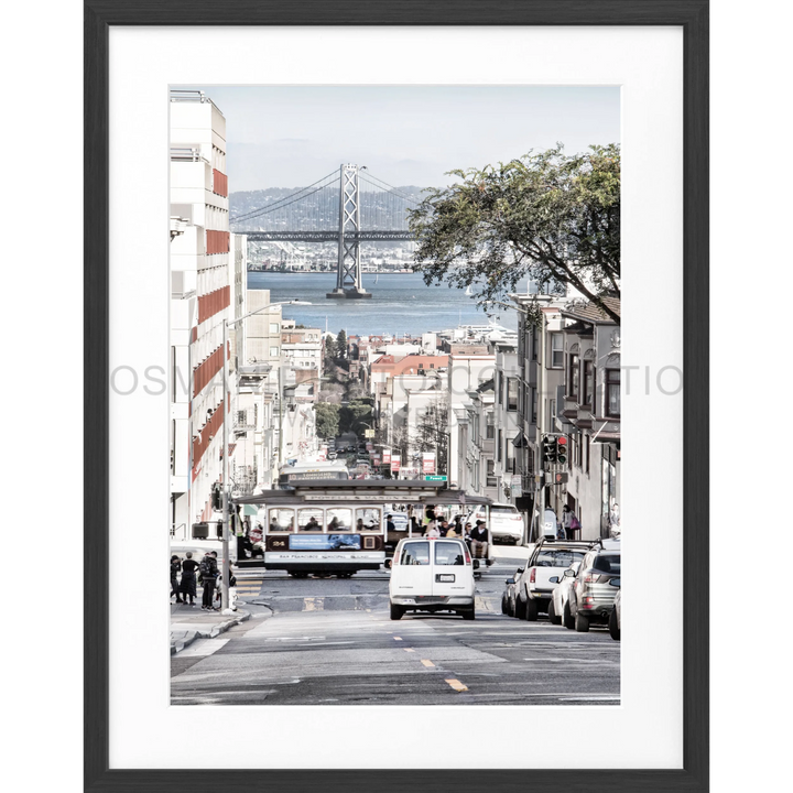 Poster ’Bay Bridge’ San Francisco SF46 - Schwarz matt