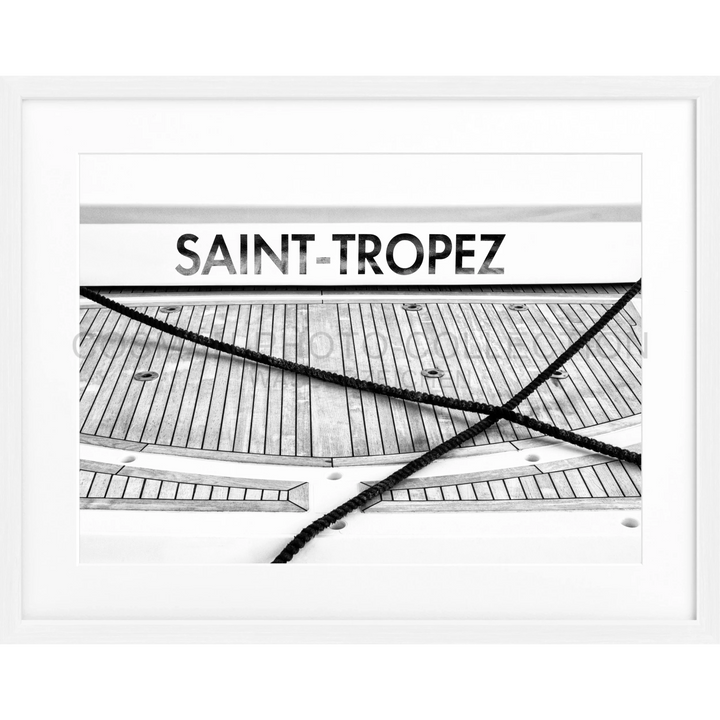 Poster Saint Tropez ST09A - Weiss 1.5cm / S (31cm x 25cm)