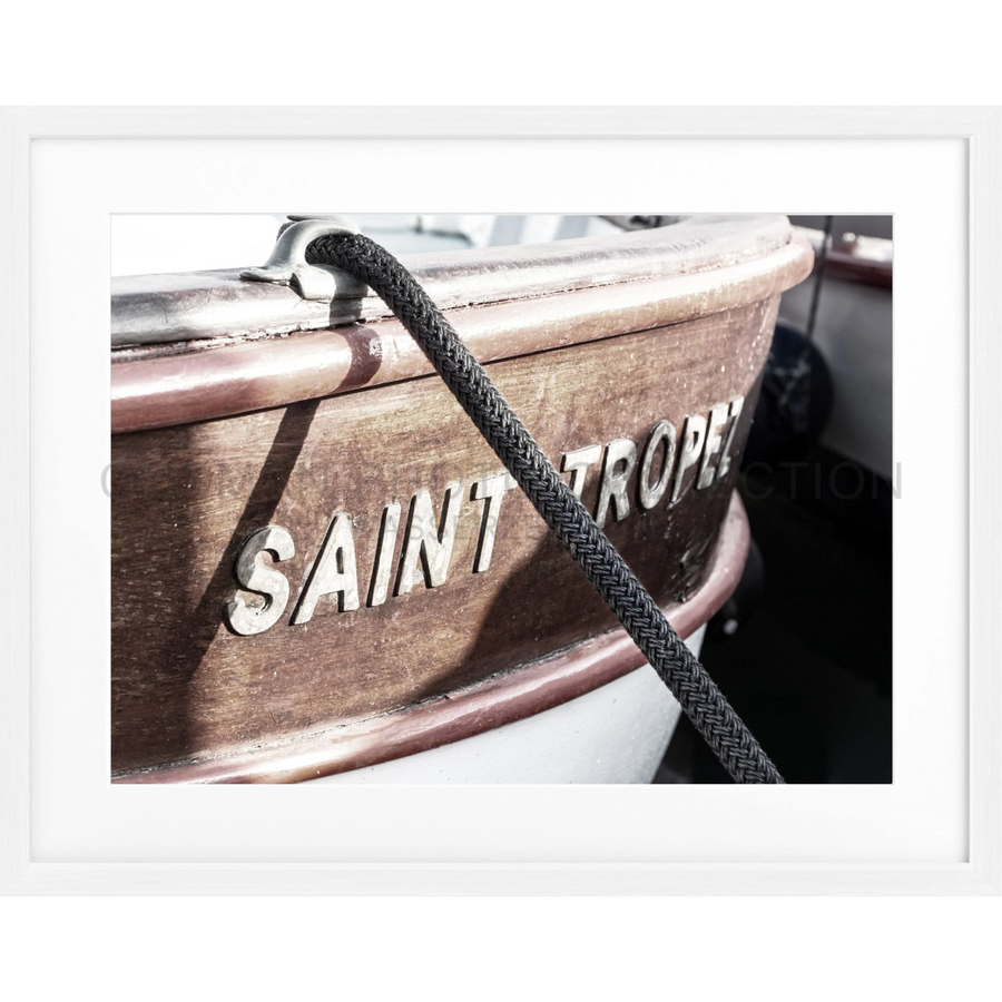 Poster Saint Tropez ST06 - Weiss 1.5cm / S (31cm x 25cm)