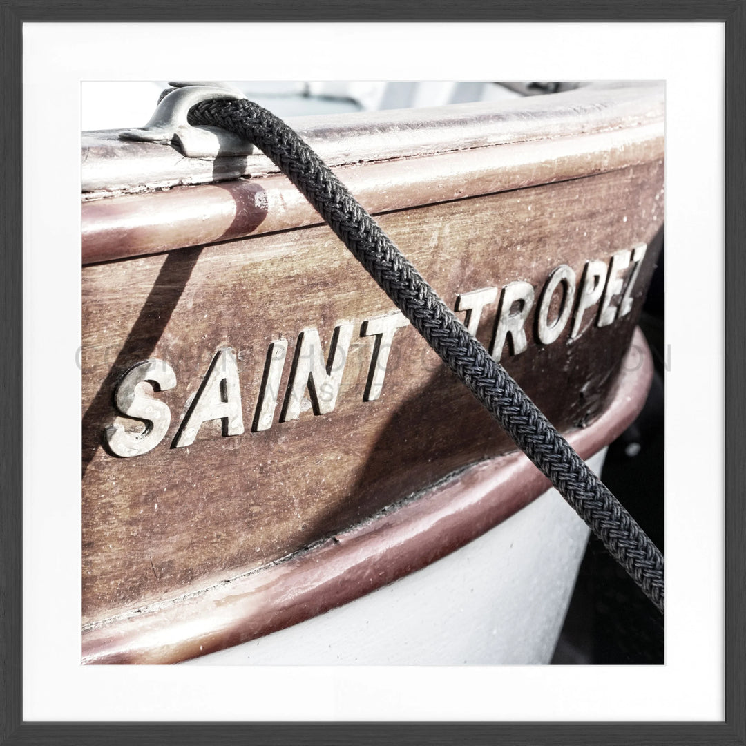 Poster ’Boot’ Saint Tropez ST06Q - Schwarz matt 1.5cm