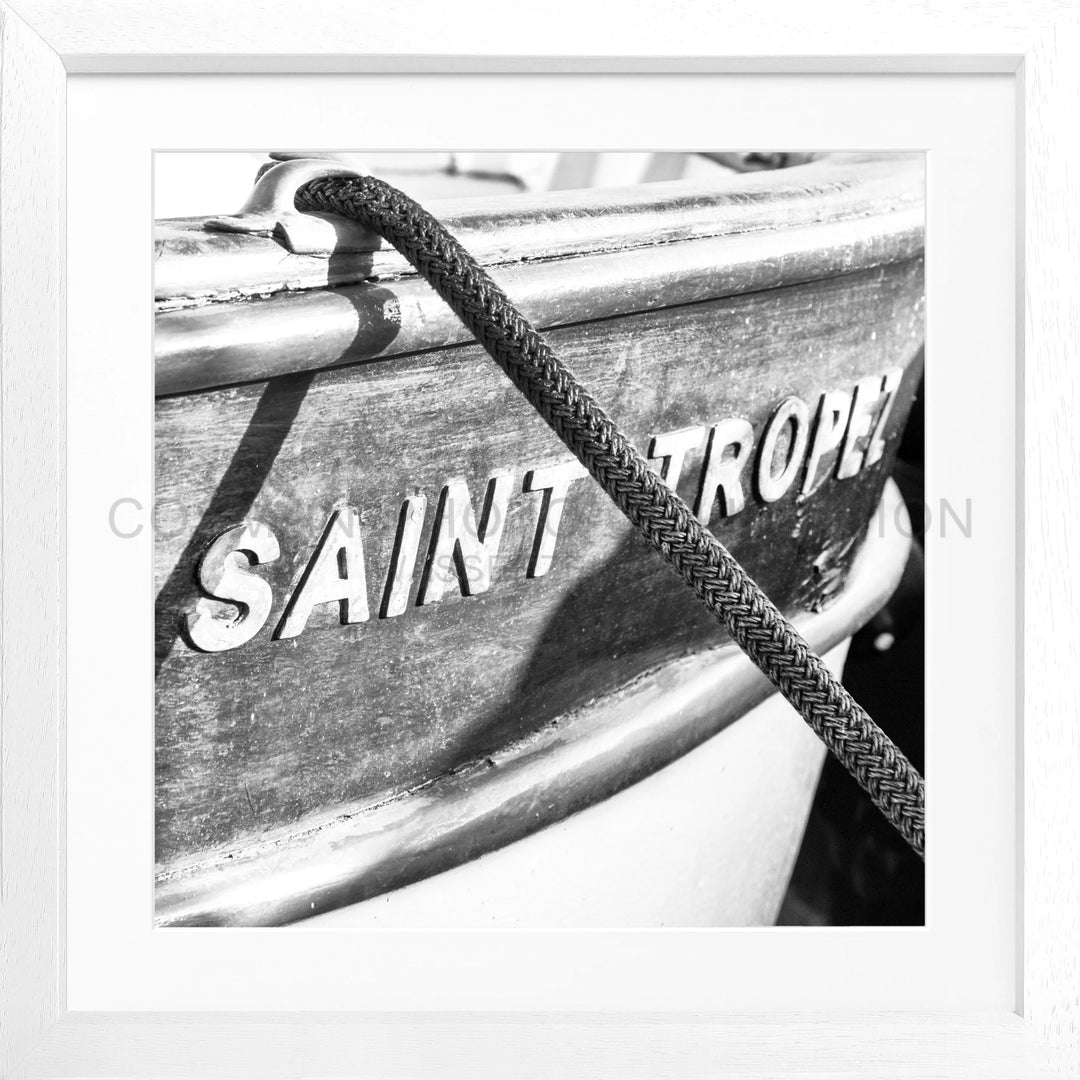 Poster ’Boot’ Saint Tropez ST06Q - Weiss 3cm / Motiv: