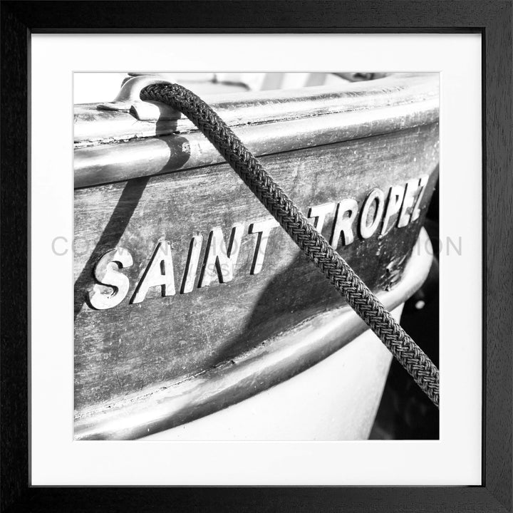 Poster ’Boot’ Saint Tropez ST06Q - Schwarz 3cm / Motiv: