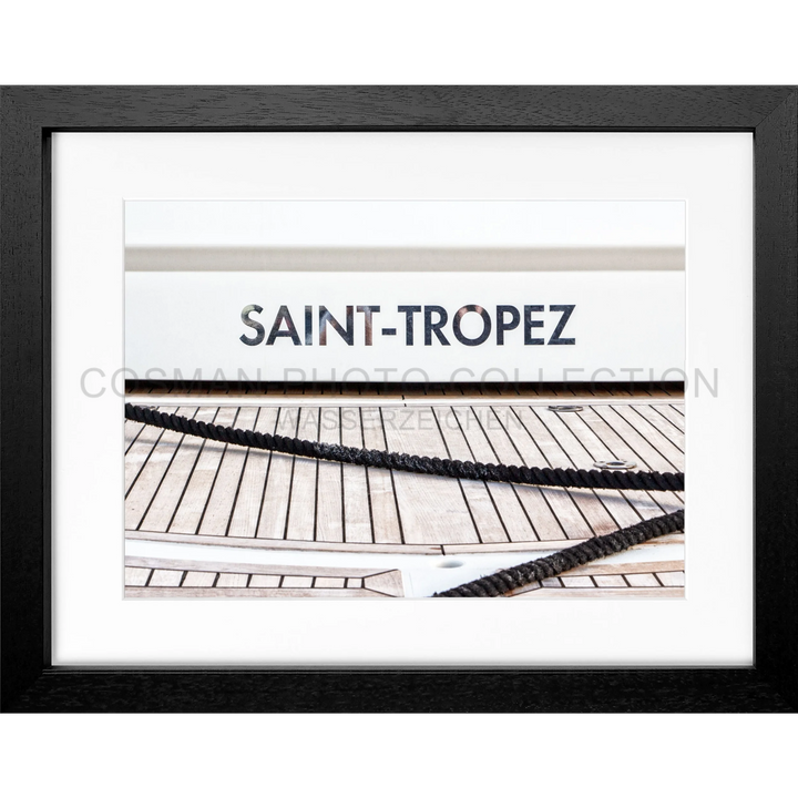 Poster ’Boot’ Saint Tropez ST09 - Schwarz 3cm / S (31cm