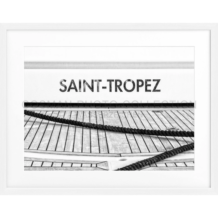 Poster Saint Tropez ST09 - Weiss 1.5cm / S (31cm x 25cm)