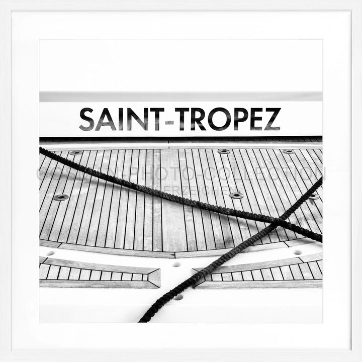 Poster ’Boot’ Saint Tropez ST09Q - Weiss 1.5cm / Motiv: