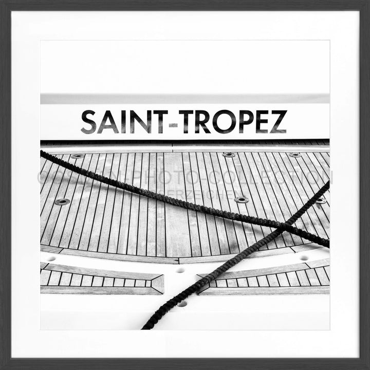 Poster ’Boot’ Saint Tropez ST09Q - Schwarz matt 1.5cm