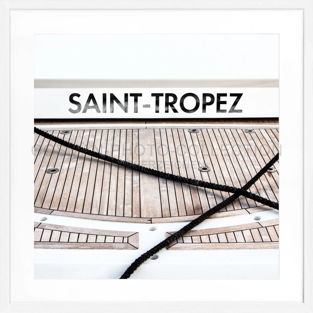 Poster ’Boot’ Saint Tropez ST09Q - Weiss 1.5cm / Motiv: