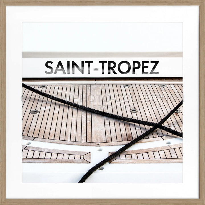 Poster ’Boot’ Saint Tropez ST09Q - Eiche Furnier 1.5cm