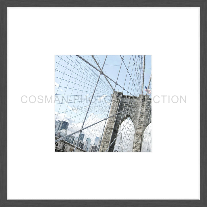 Poster ’Brooklyn Bridge’ New York NY102OB - 43x43cm