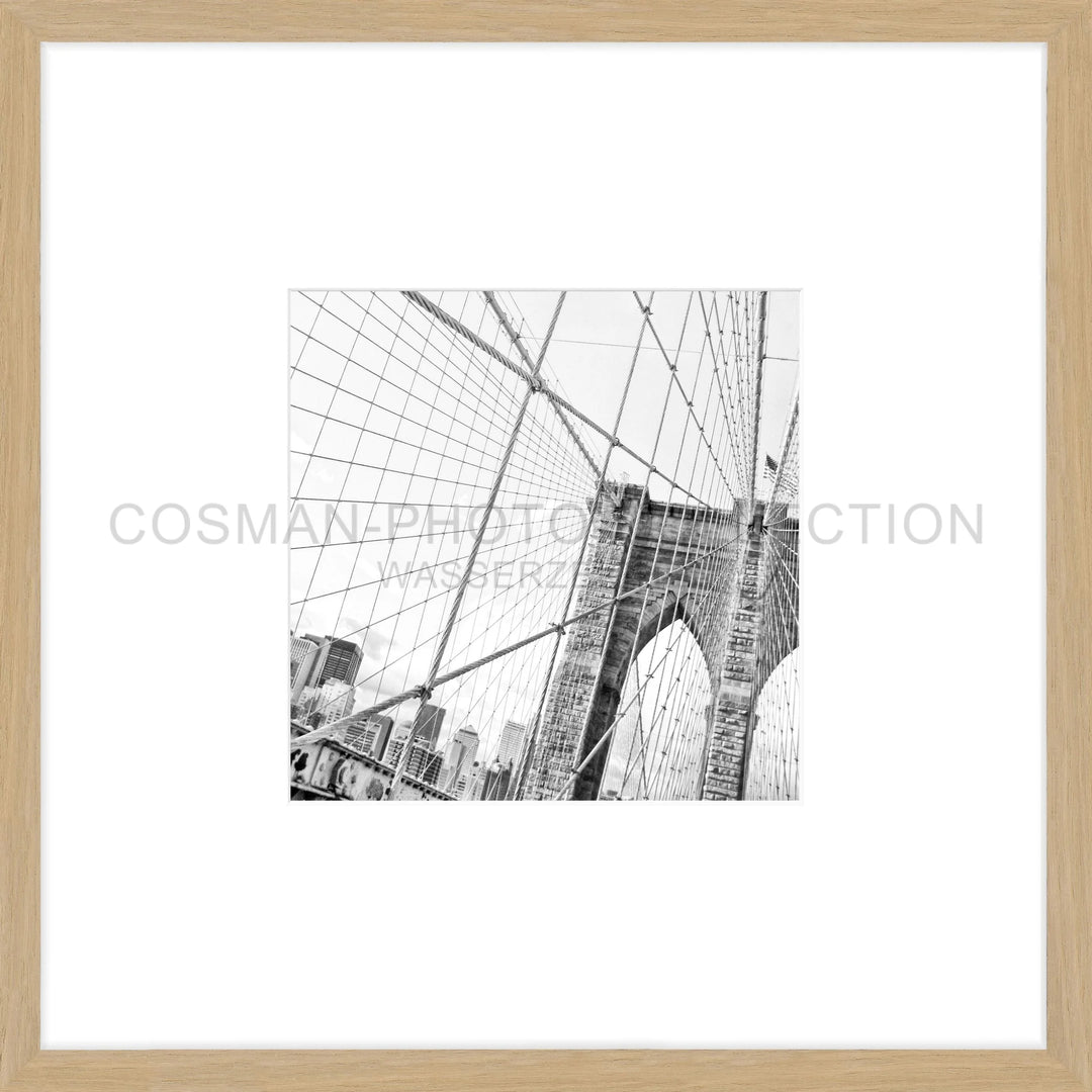 Poster ’Brooklyn Bridge’ New York NY102OB - 43x43cm