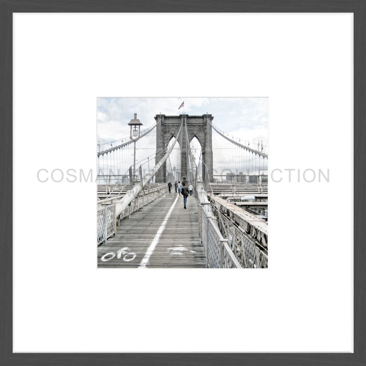 Poster ’Brooklyn Bridge’ New York NY68OB - 43x43cm