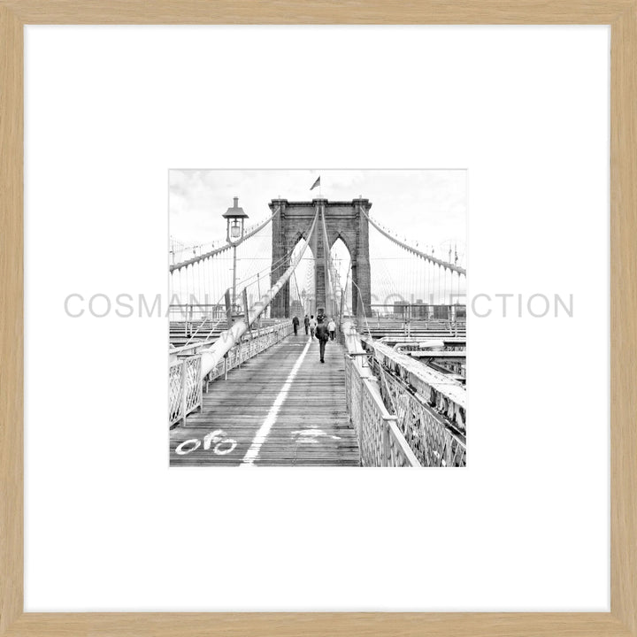 Poster ’Brooklyn Bridge’ New York NY68OB - 43x43cm