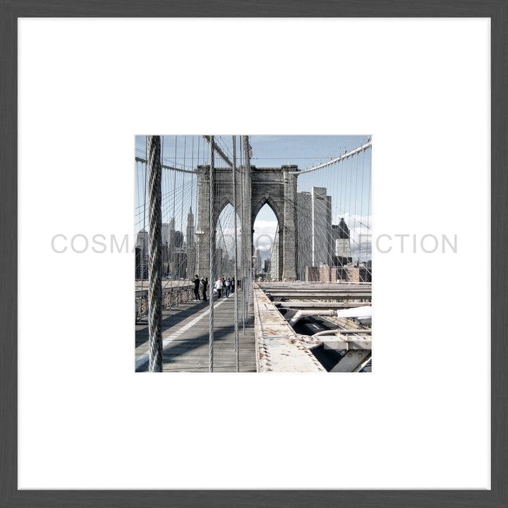 Poster ’Brooklyn Bridge’ New York NY72OB - 43x43cm