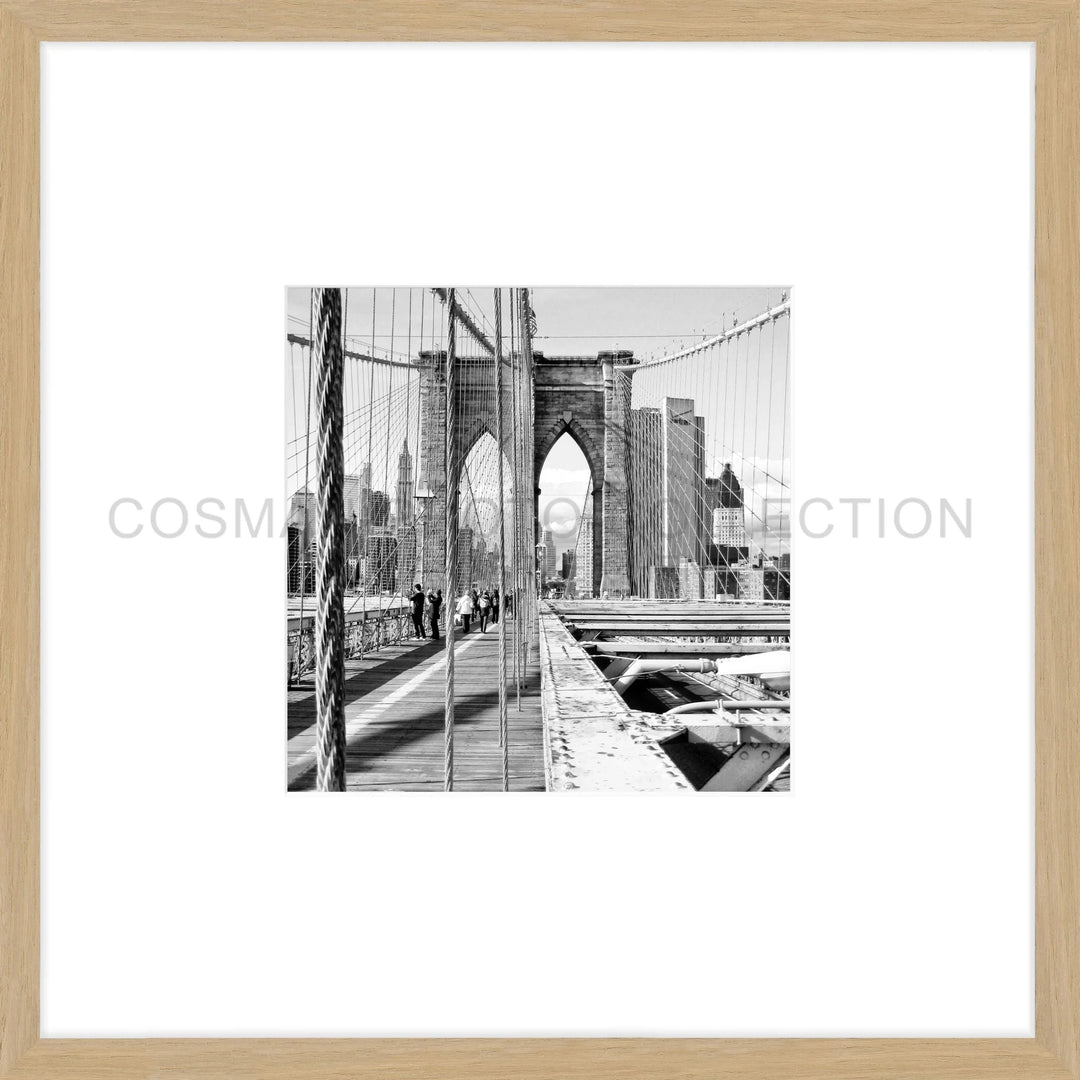 Poster ’Brooklyn Bridge’ New York NY72OB - 43x43cm