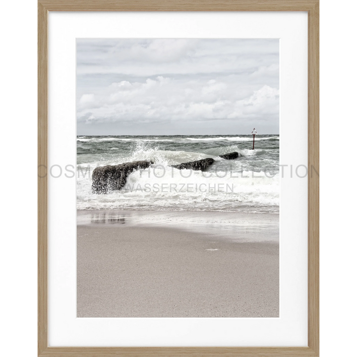 Poster ’Buhne’ Sylt SY61 - Eiche Furnier 1.5cm / S