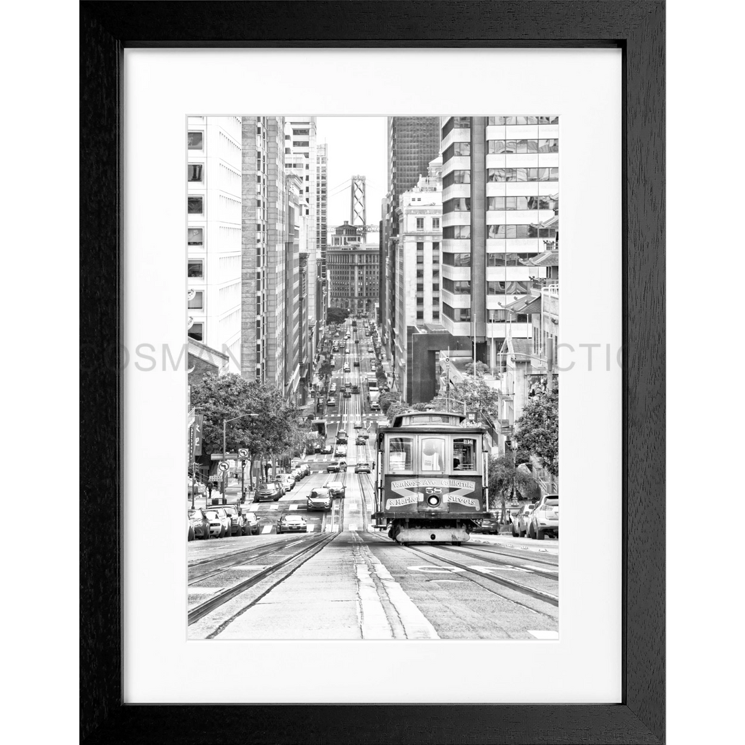 Poster San Francisco SF30 - Schwarz 3cm / Motiv: