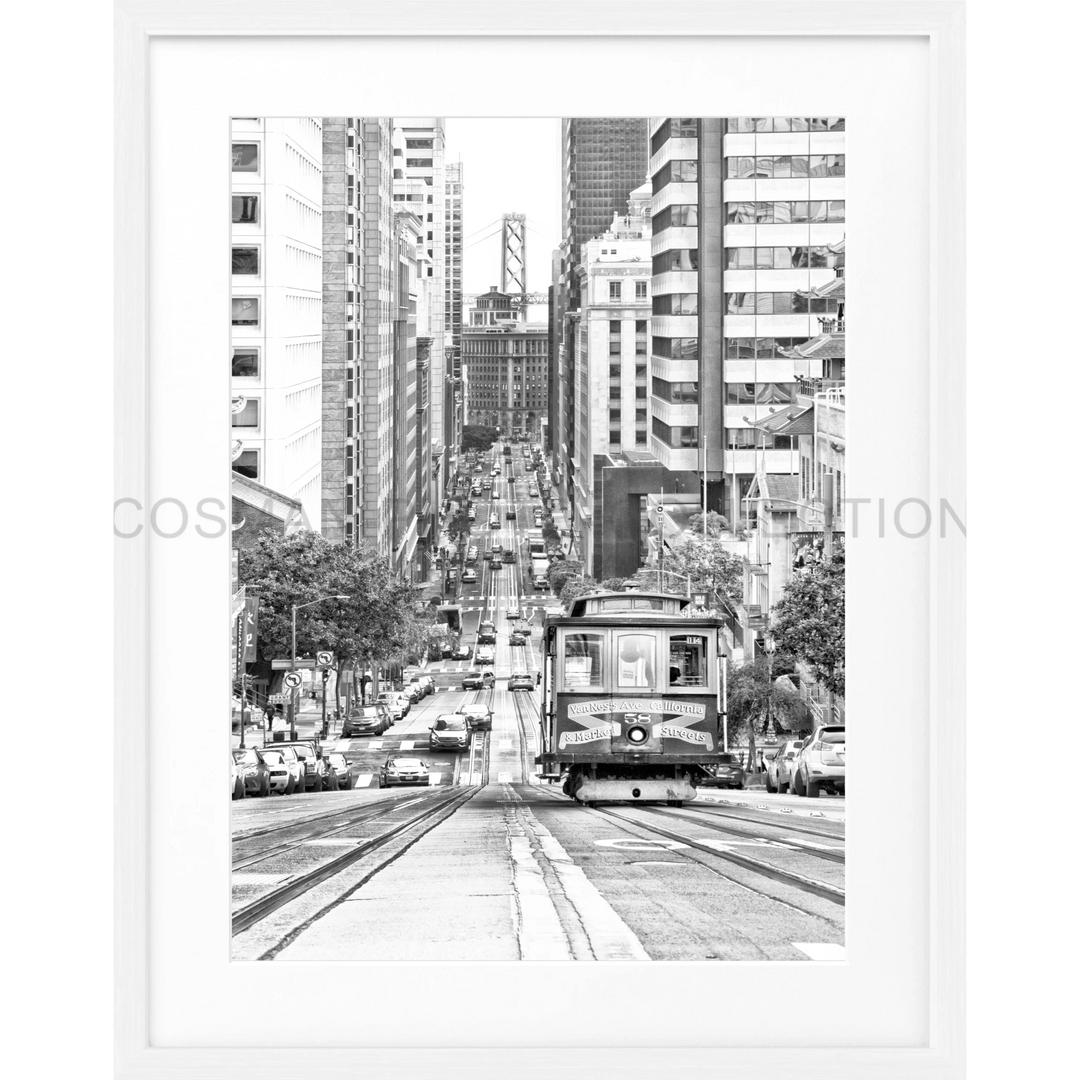 Poster San Francisco SF30 - Weiss 1.5cm / Motiv: