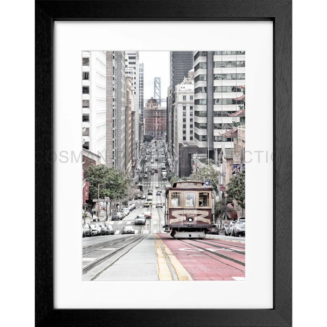 Poster San Francisco SF30 - Schwarz 3cm / Motiv: farbe / S