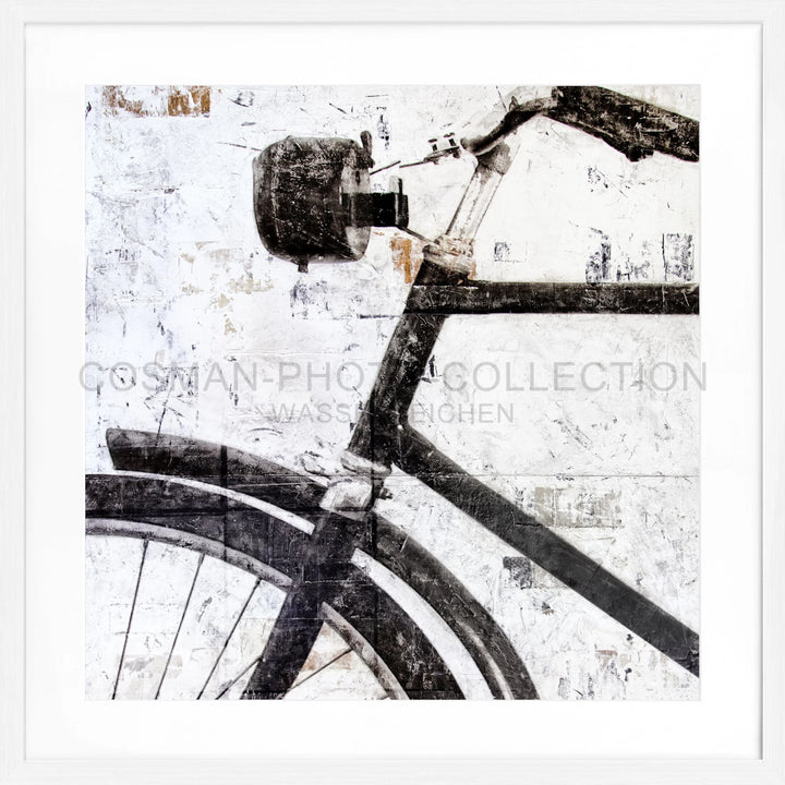 Poster ’Fahrrad’ GM16Q - Weiss 1.5cm / Quadrat 55