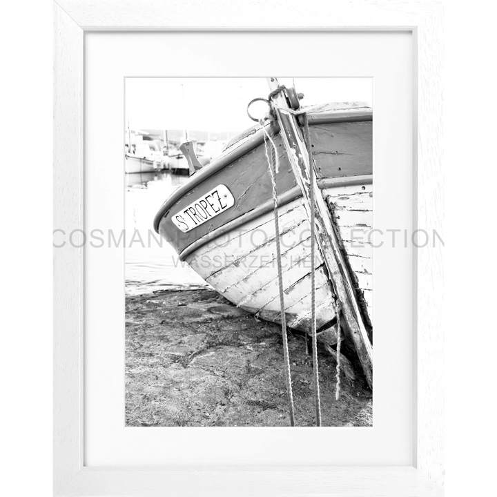 Poster ’Fischerboot’ Saint Tropez ST27 - Weiss 3cm / S