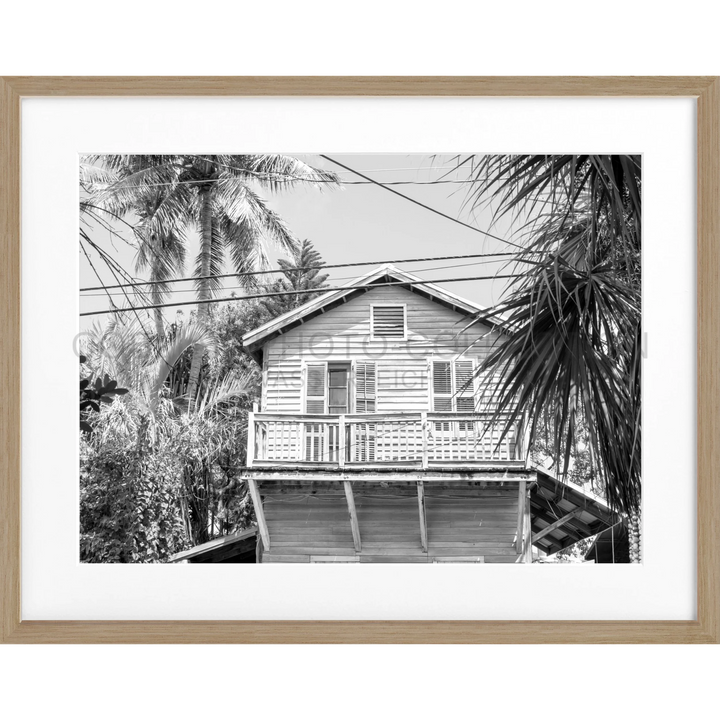 Poster Florida Key West ’Beach House’ FL46 - Eiche