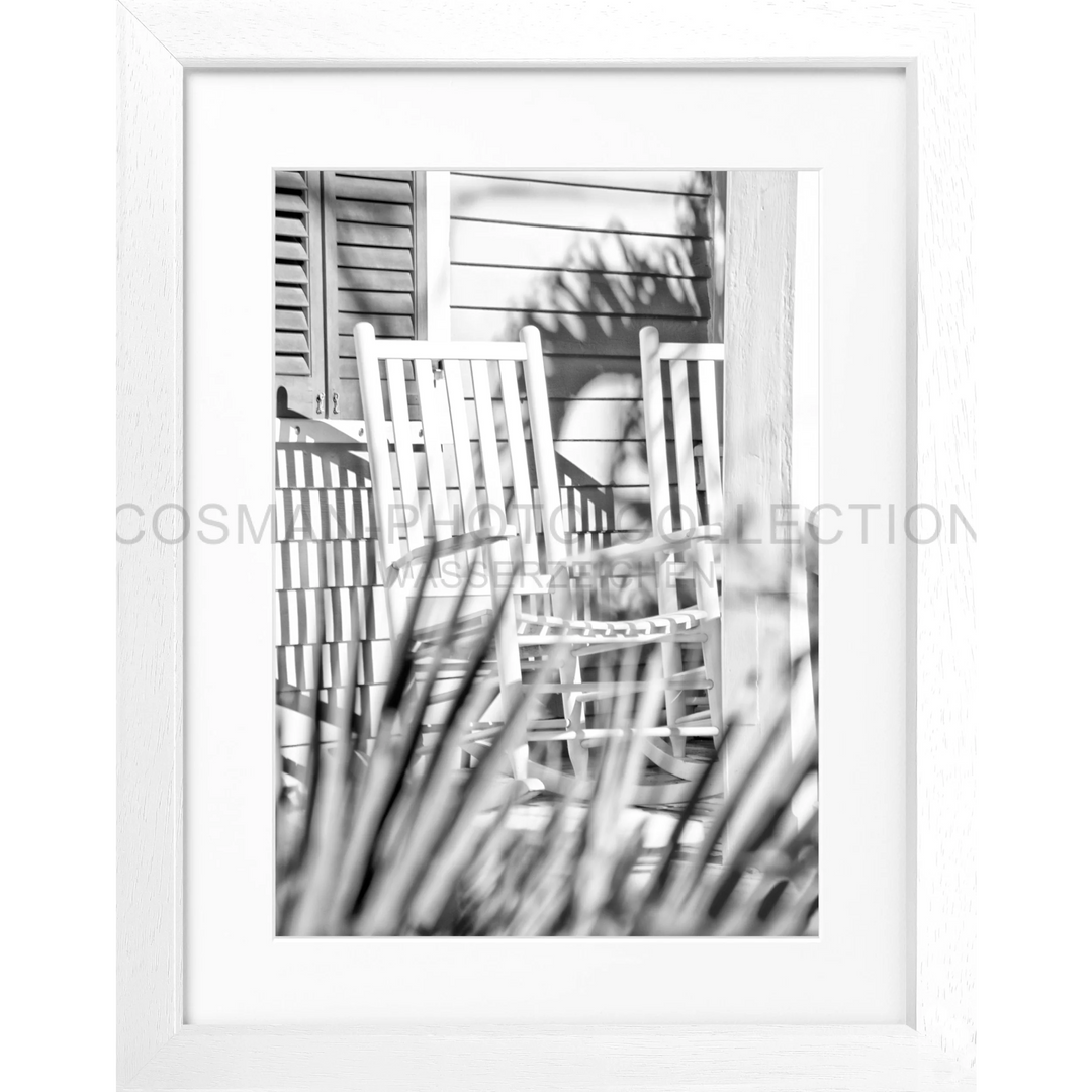 Poster Florida Key West ’Deckchair’ FL24 - Weiss 3cm