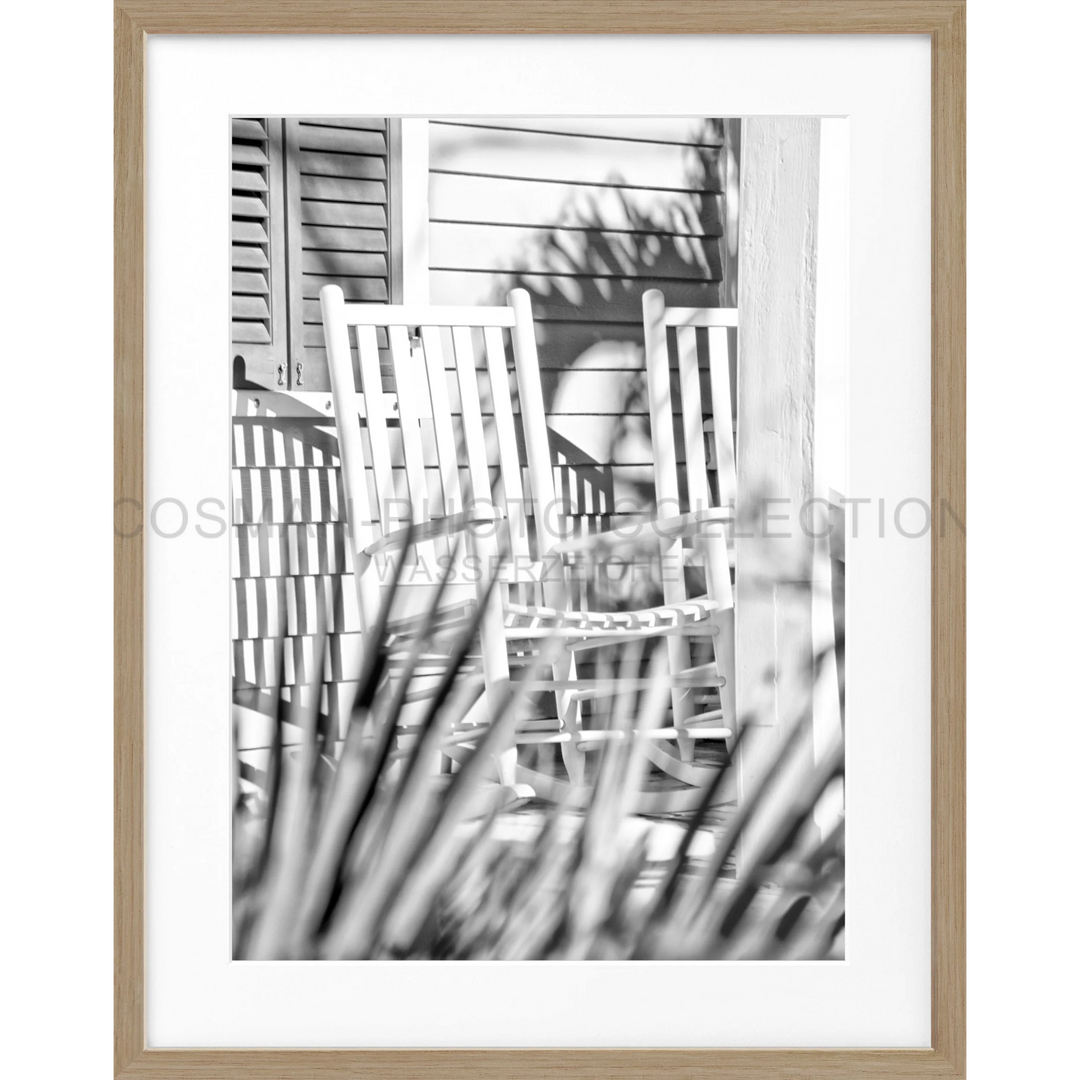 Poster Florida Key West ’Deckchair’ FL24 - Eiche