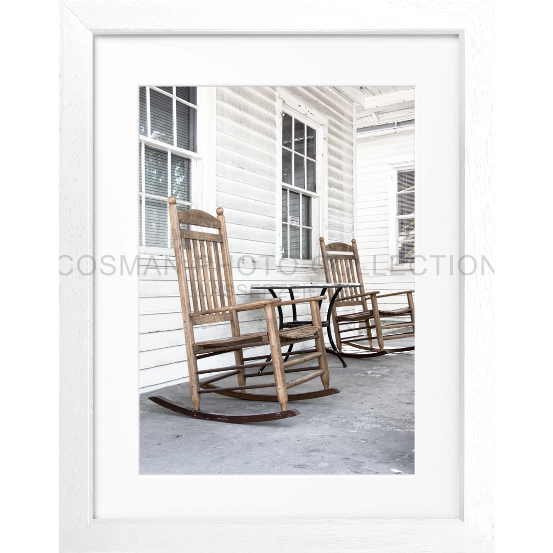 Poster Florida Key West ’Deckchair’ FL30 - Weiss 3cm