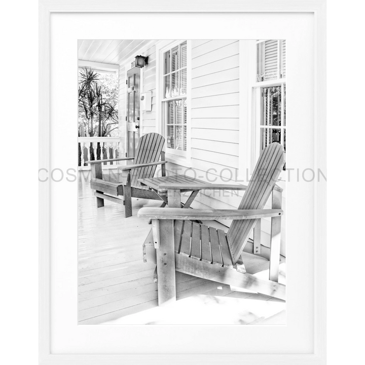 Poster Florida Key West ’Deckchair’ FL44 - Weiss 1.5cm