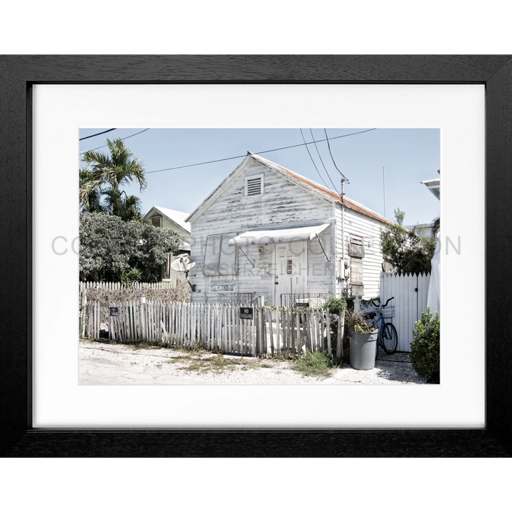 Poster Florida Key West FL06 - Schwarz 3cm / S (31cm x