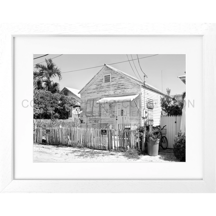 Poster Florida Key West FL06 - Weiss 3cm / S (31cm x 25cm)