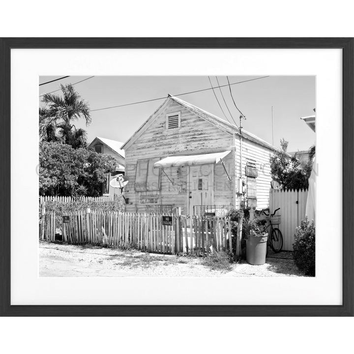 Poster Florida Key West FL06 - Schwarz matt 1.5cm / S (31cm