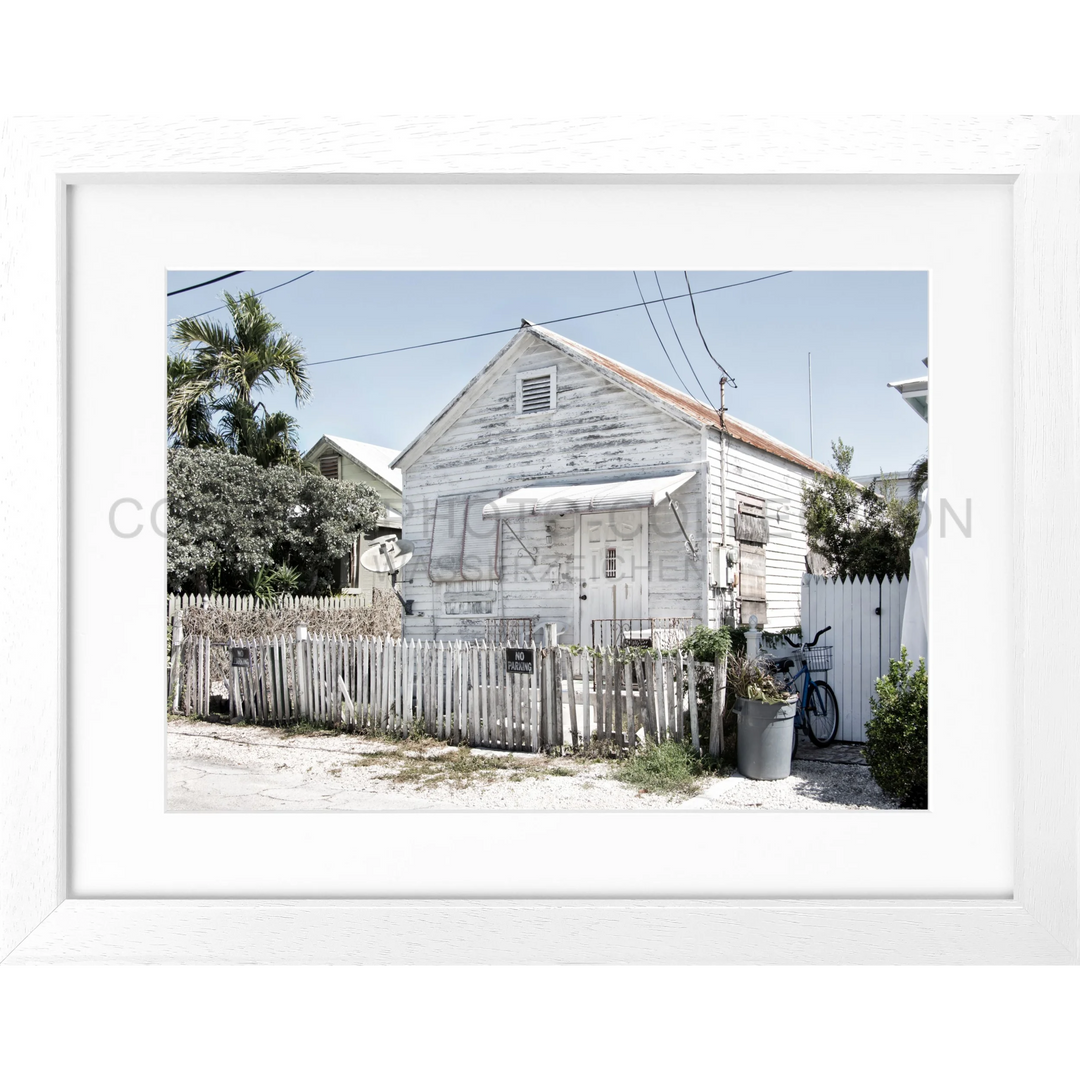 Poster Florida Key West FL06 - Weiss 3cm / S (31cm x 25cm)