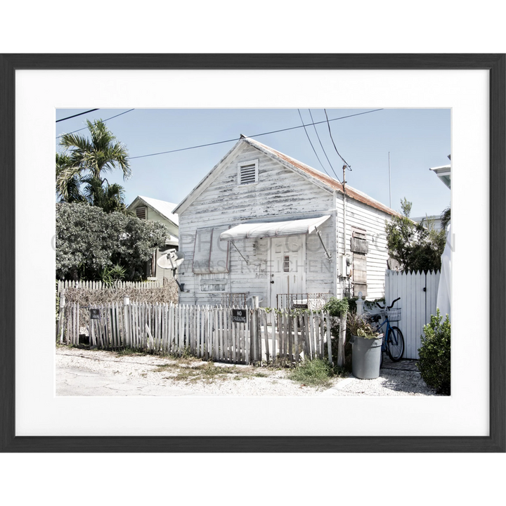 Poster Florida Key West FL06 - Schwarz matt 1.5cm / S (31cm