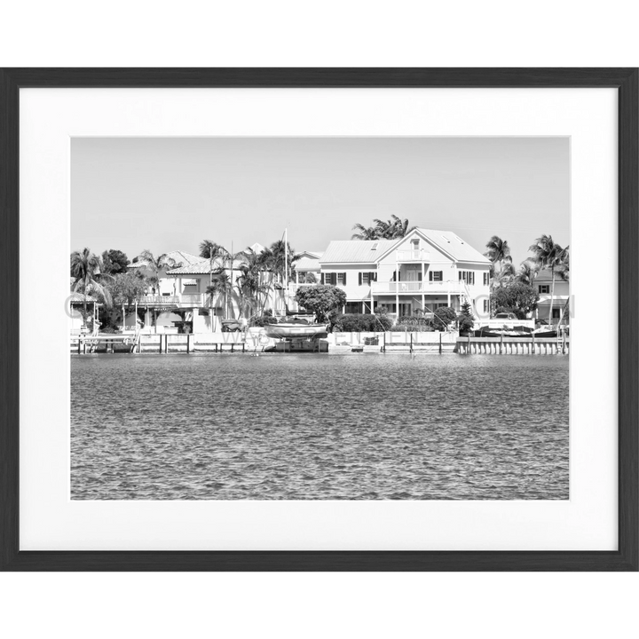 Poster Florida Key West FL08 - Schwarz matt 1.5cm / S (31cm