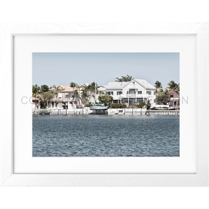 Poster Florida Key West FL08 - Weiss 3cm / S (31cm x 25cm)