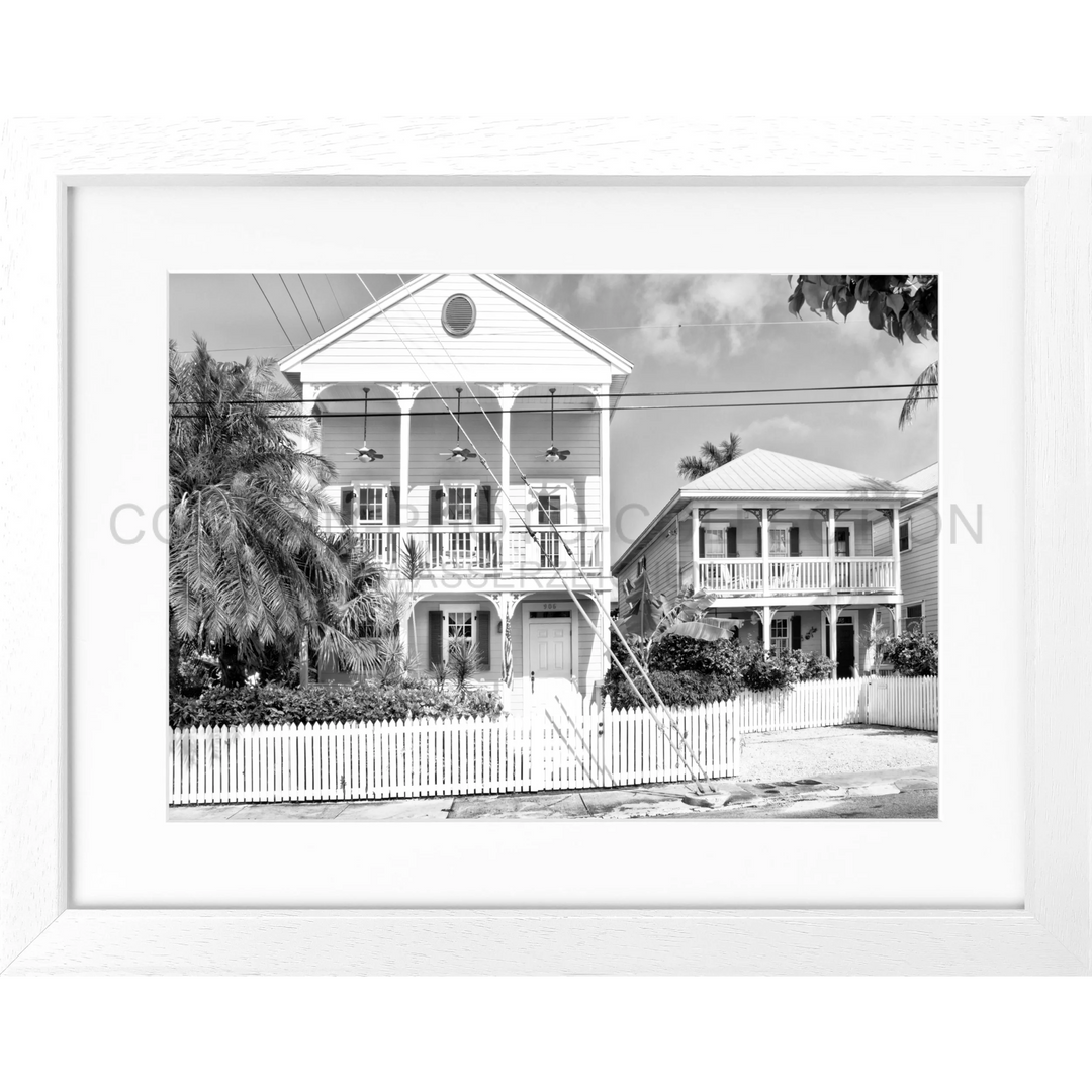 Poster Florida Key West FL14 - Weiss 3cm / S (31cm x 25cm)