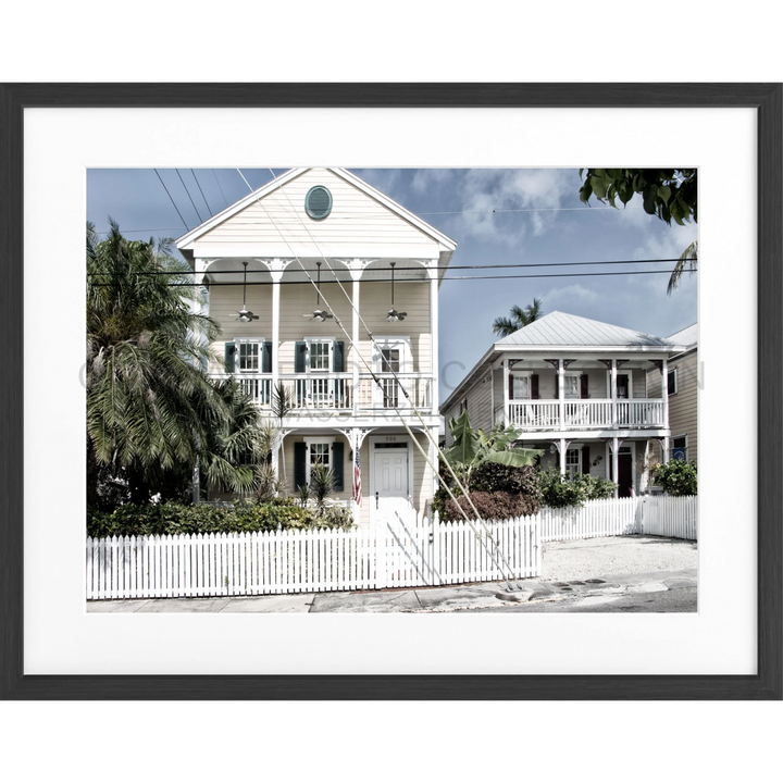 Poster Florida Key West FL14 - Schwarz matt 1.5cm / S (31cm